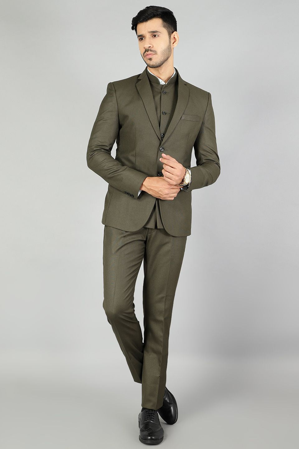 Cotton plain suit clearance