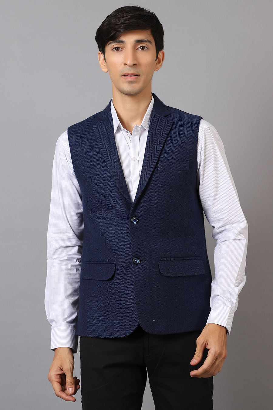 Navy blue modi jacket deals