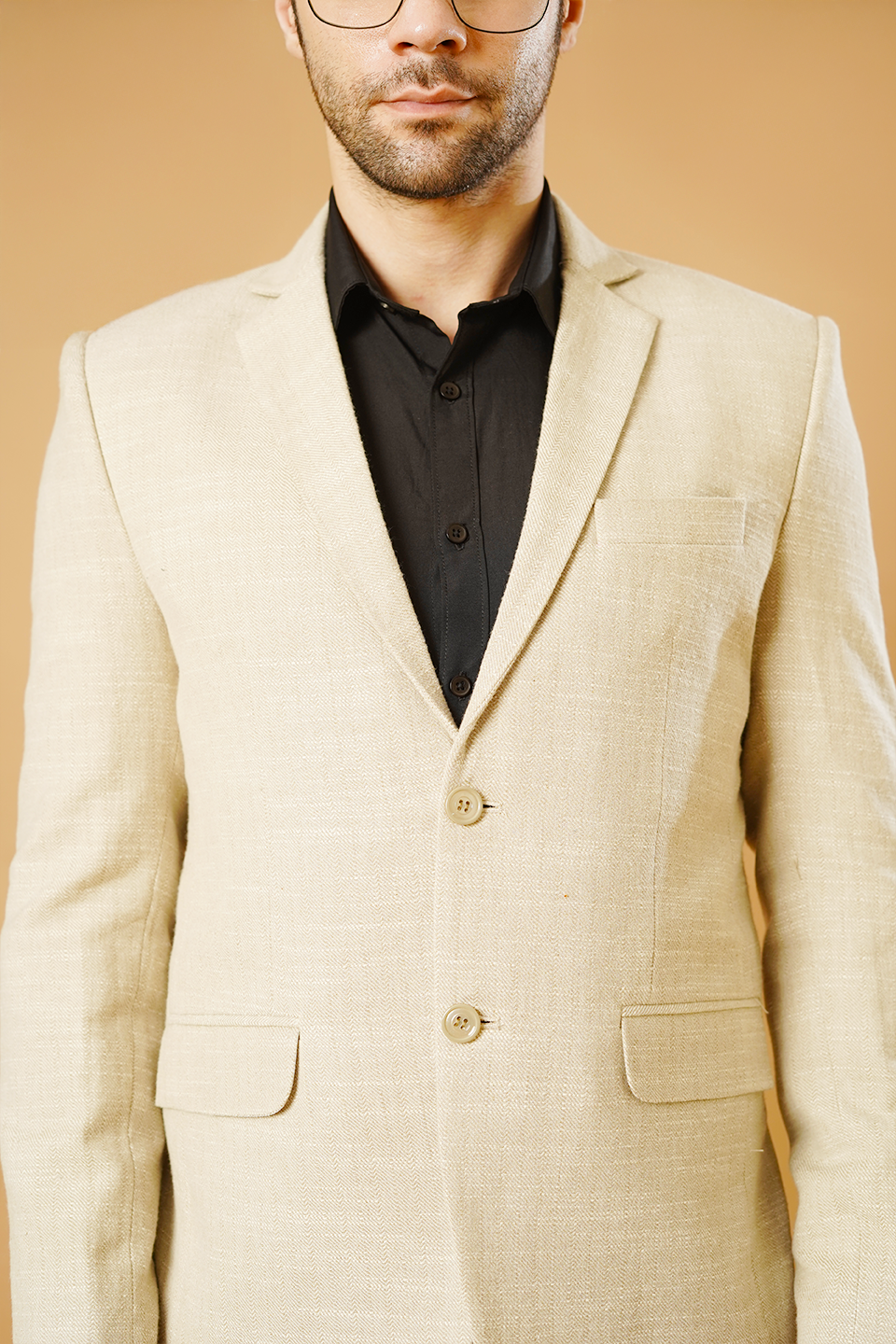 Linen Cream Blazer