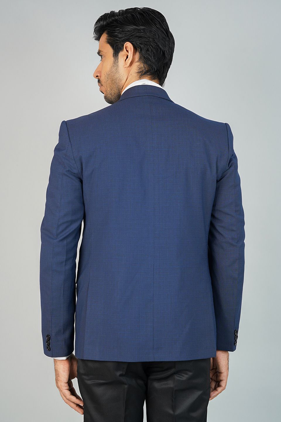 Poly Viscose Blue Blazer