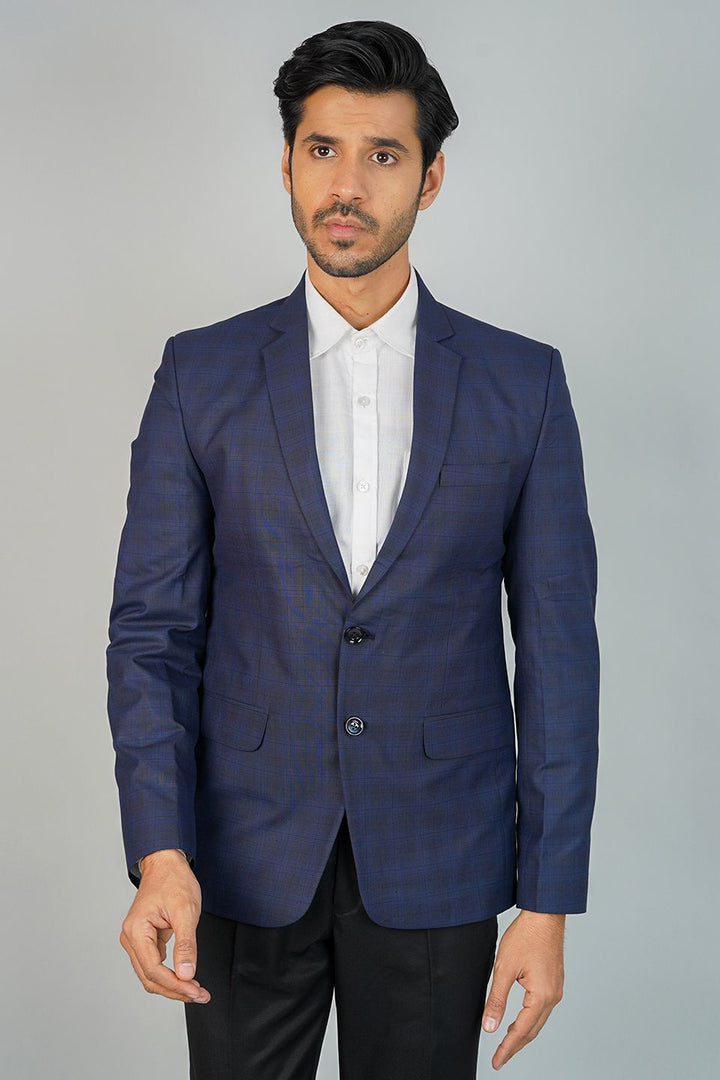 Poly Viscose Blue Blazer