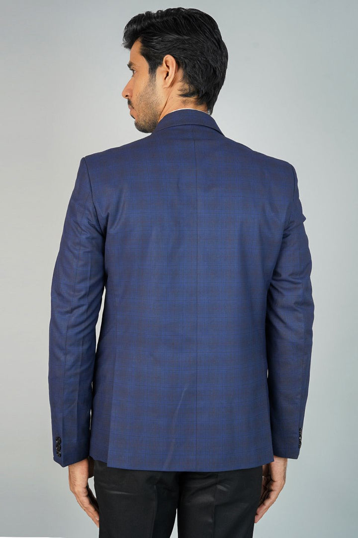 Poly Viscose Blue Blazer