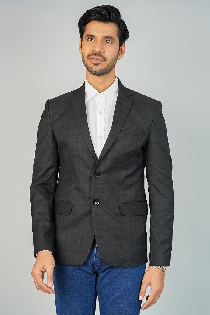 Poly Viscose Black Blazer
