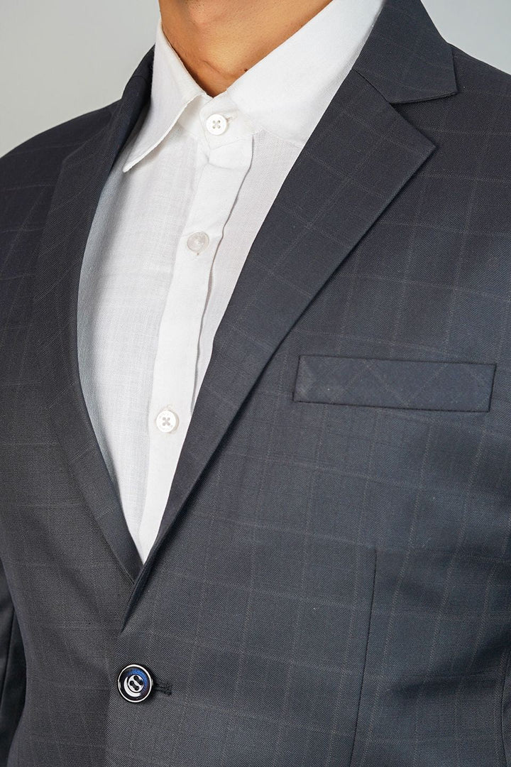 Poly Viscose Black Blazer