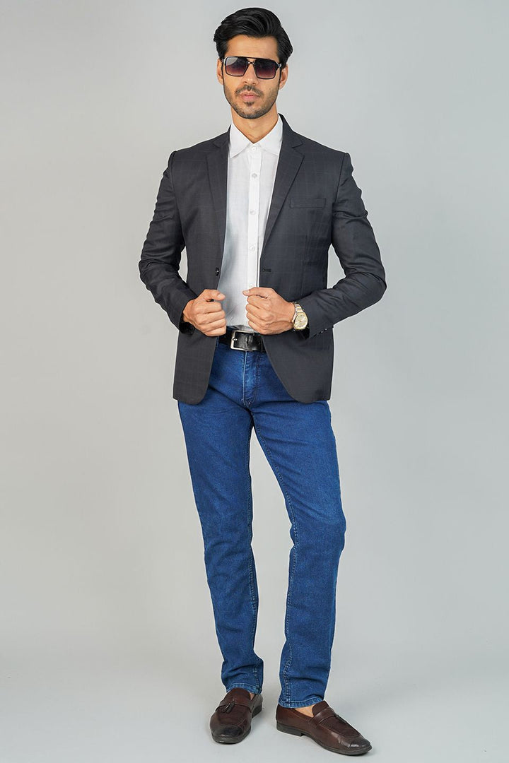 Poly Viscose Black Blazer