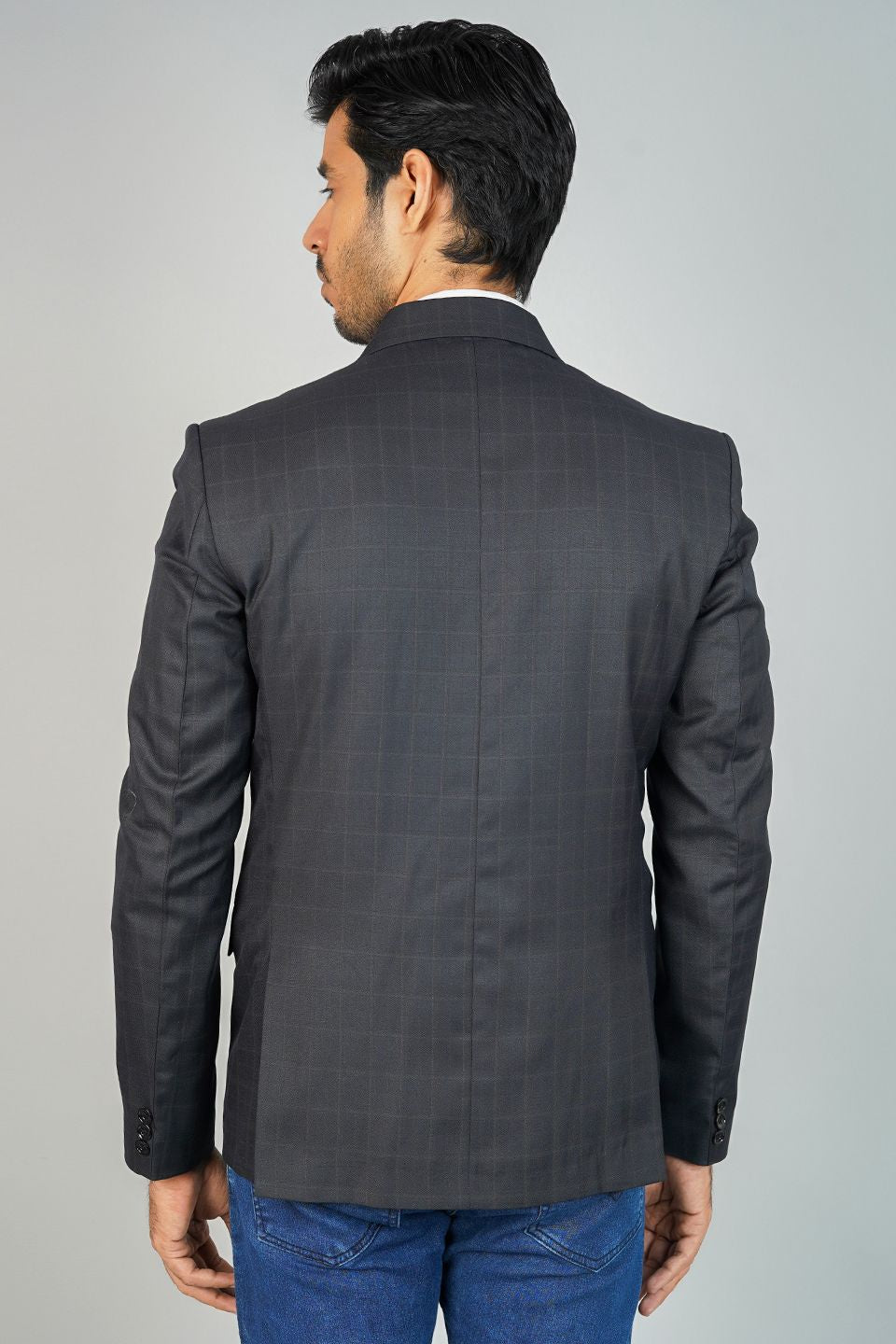 Poly Viscose Black Blazer