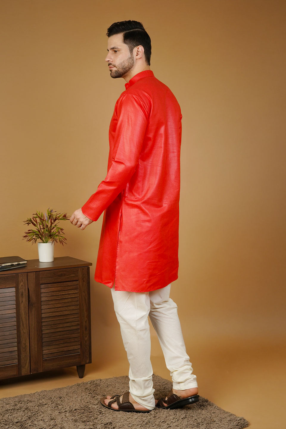 Ruby Silk Embroidery Redemb Kurta