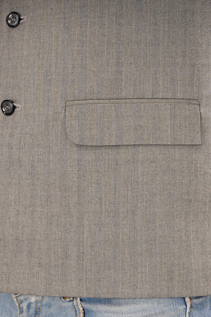 Polyester Cotton Brown Nehru Jacket