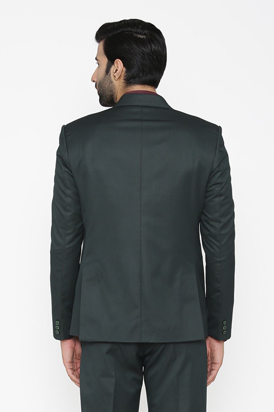 Polyester Cotton Green Blazer