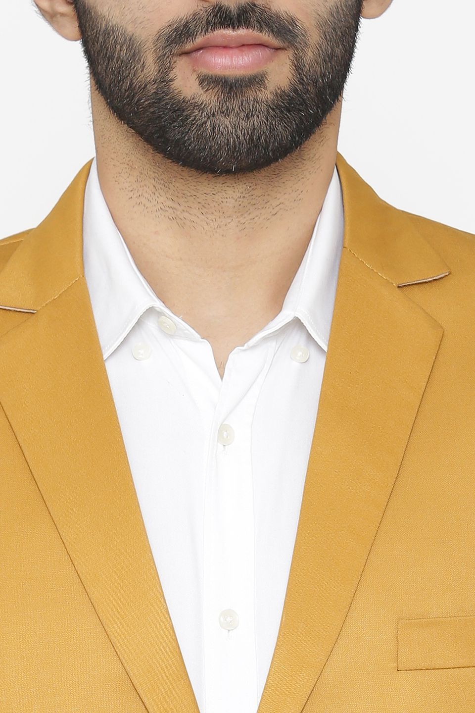 Polyester Cotton Brown Blazer