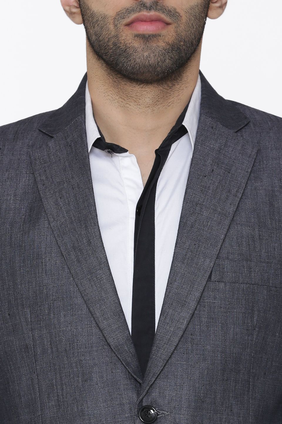 100% Linen Grey Blazer