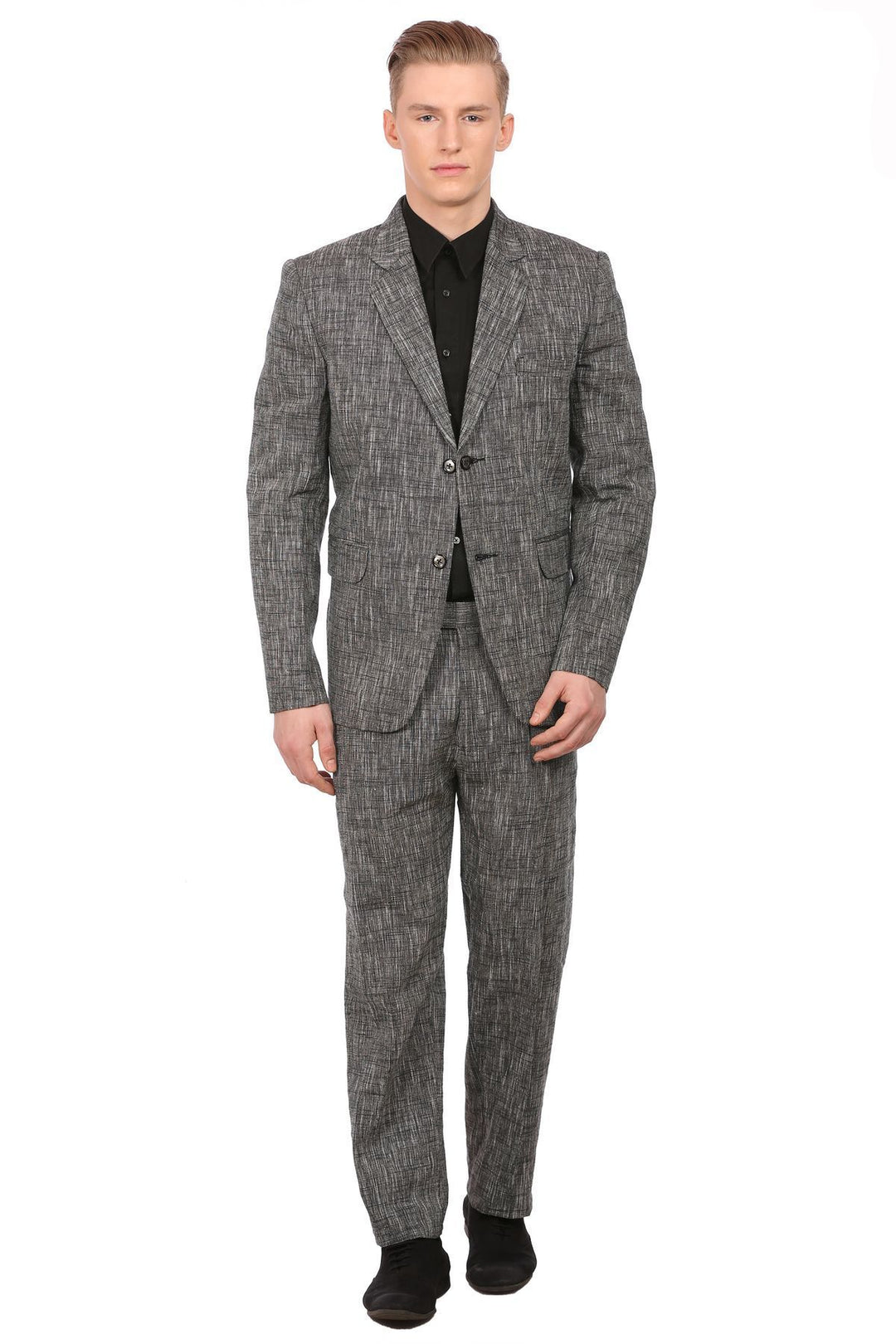 Linen Black Suit