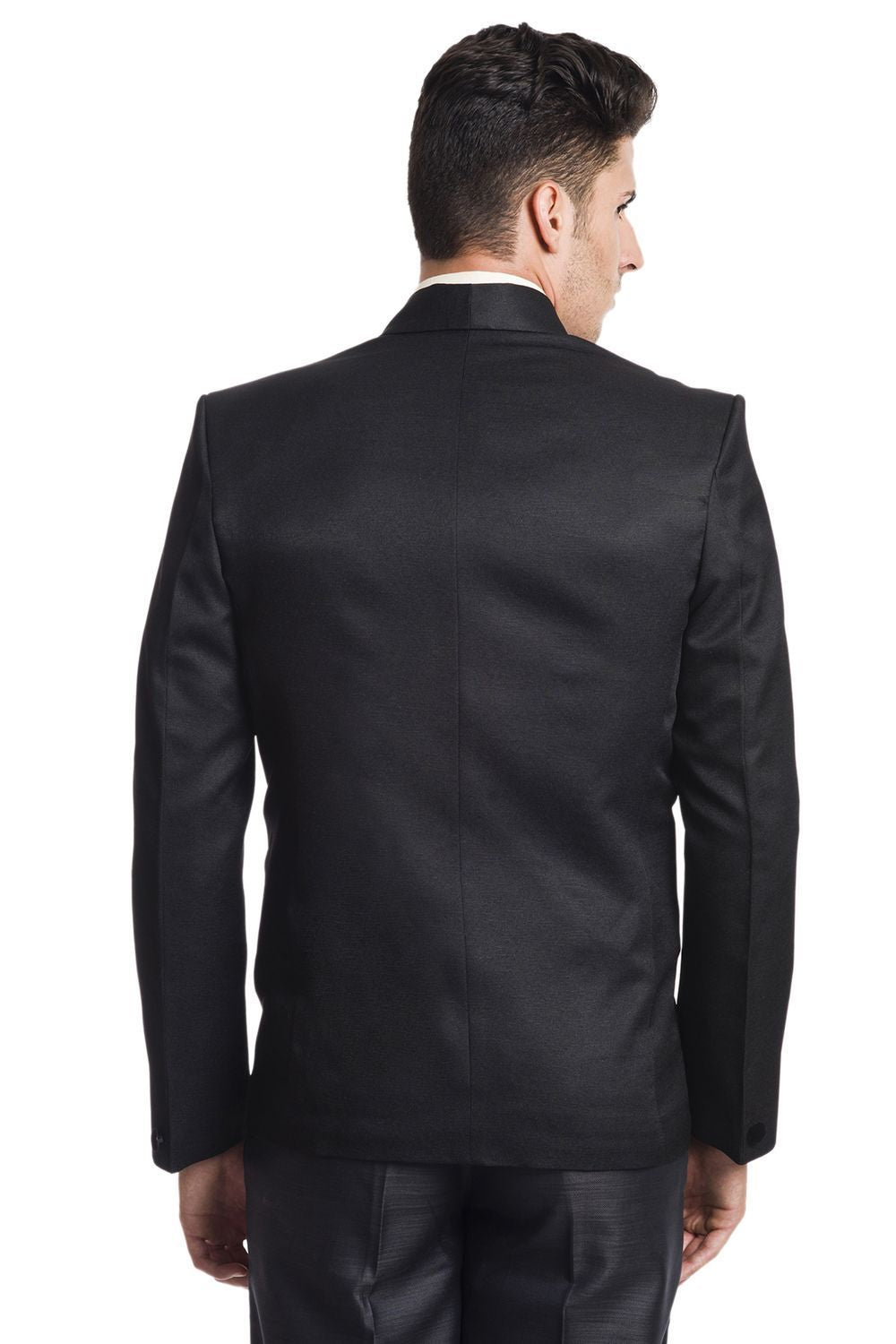 Polyester Cotton Black Blazer