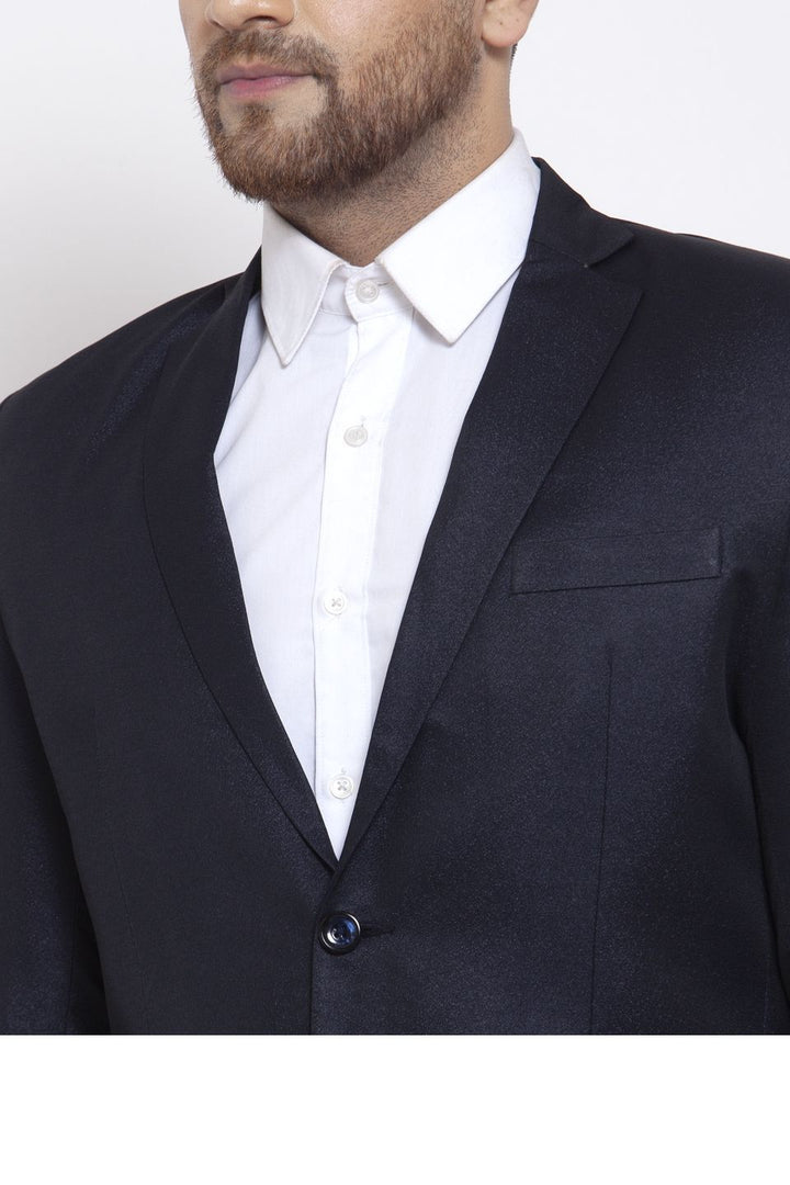 Wintage Men's Poly Blend and Evening 2 Pc Suit : Dark Blue