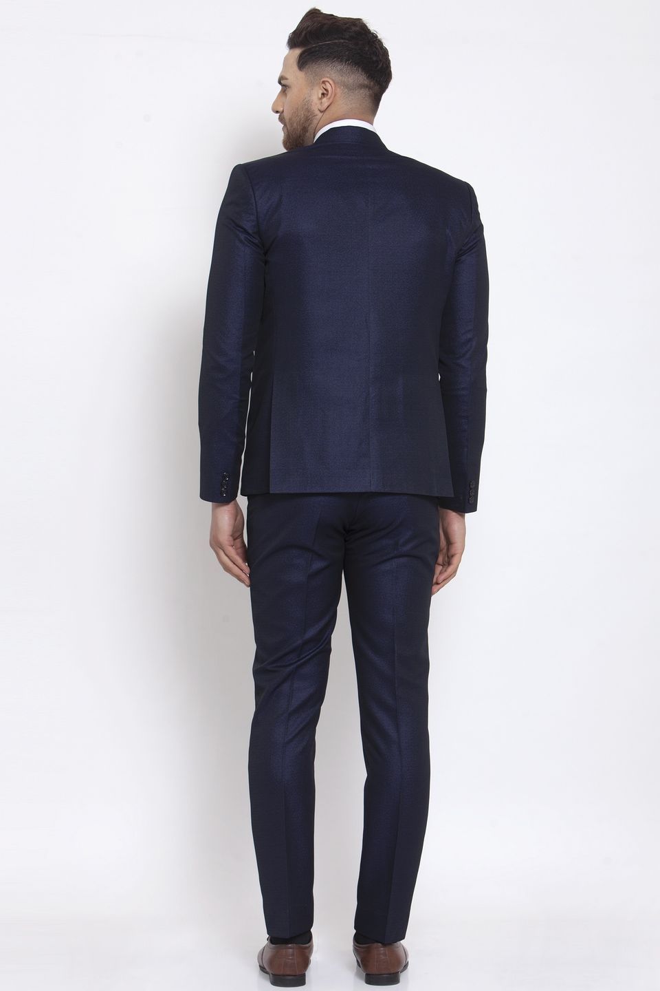 Wintage Men's Poly Blend and Evening 2 Pc Suit : Navy Blue