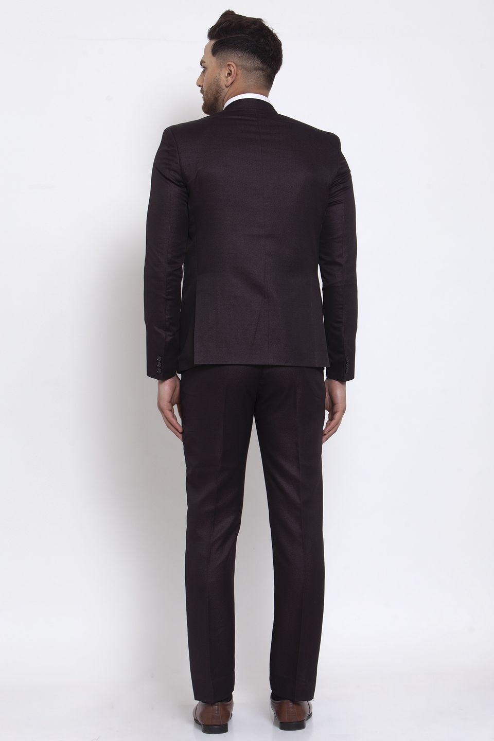 Wintage Men's Poly Blend and Evening 2 Pc Suit : Coffee