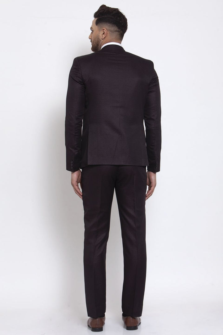 Wintage Men's Poly Blend and Evening 2 Pc Suit : Coffee