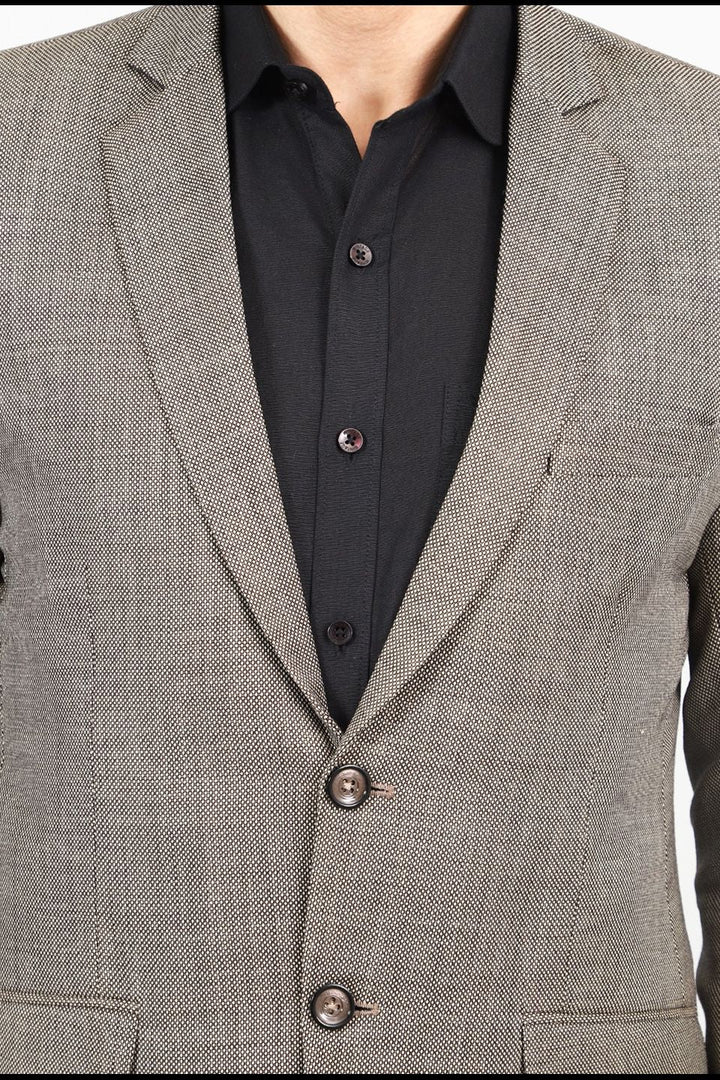Poly Viscose Grey Two Piece Suit