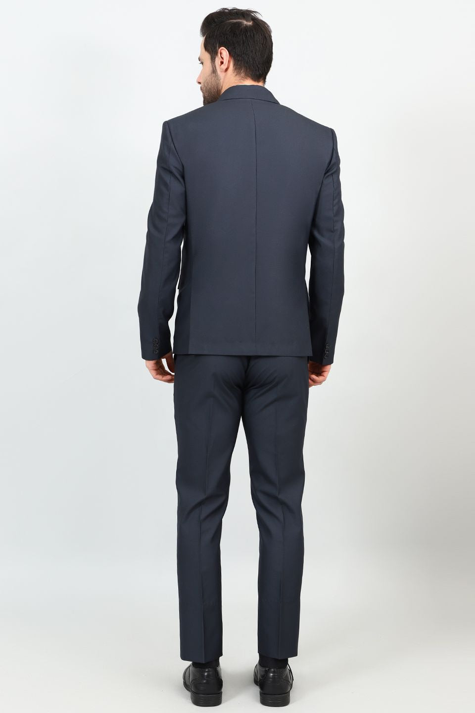 Polyester Cotton Blue 1 Three Piece Suit