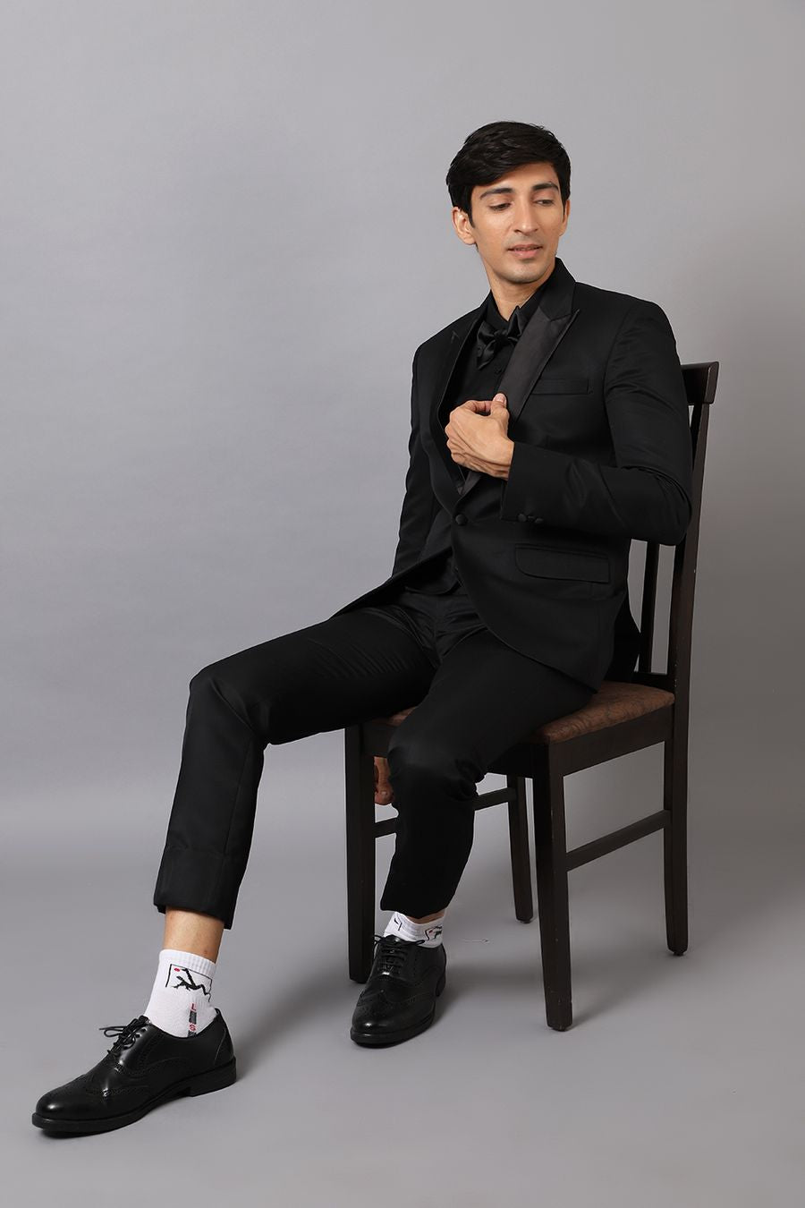 Tuxedo Black 3pc Suit