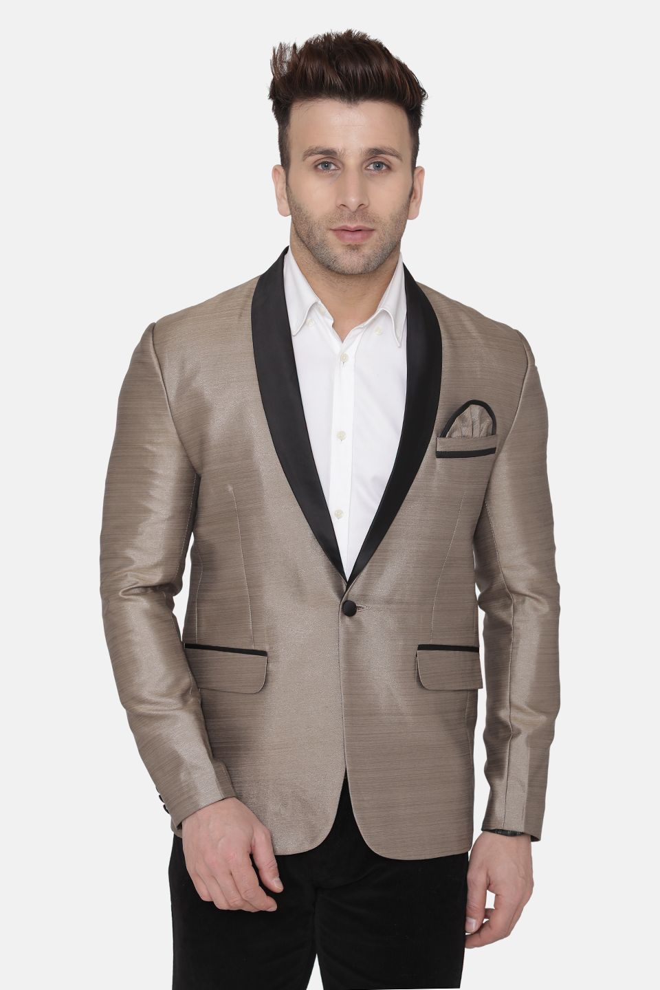Polyester Gold Blazer