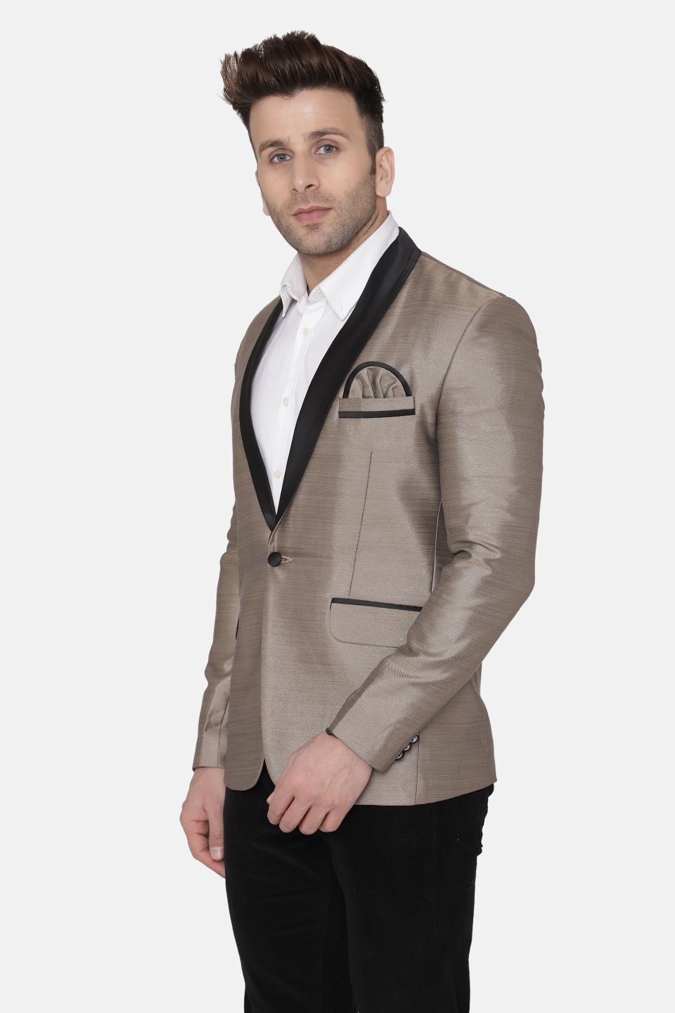 Polyester Gold Blazer