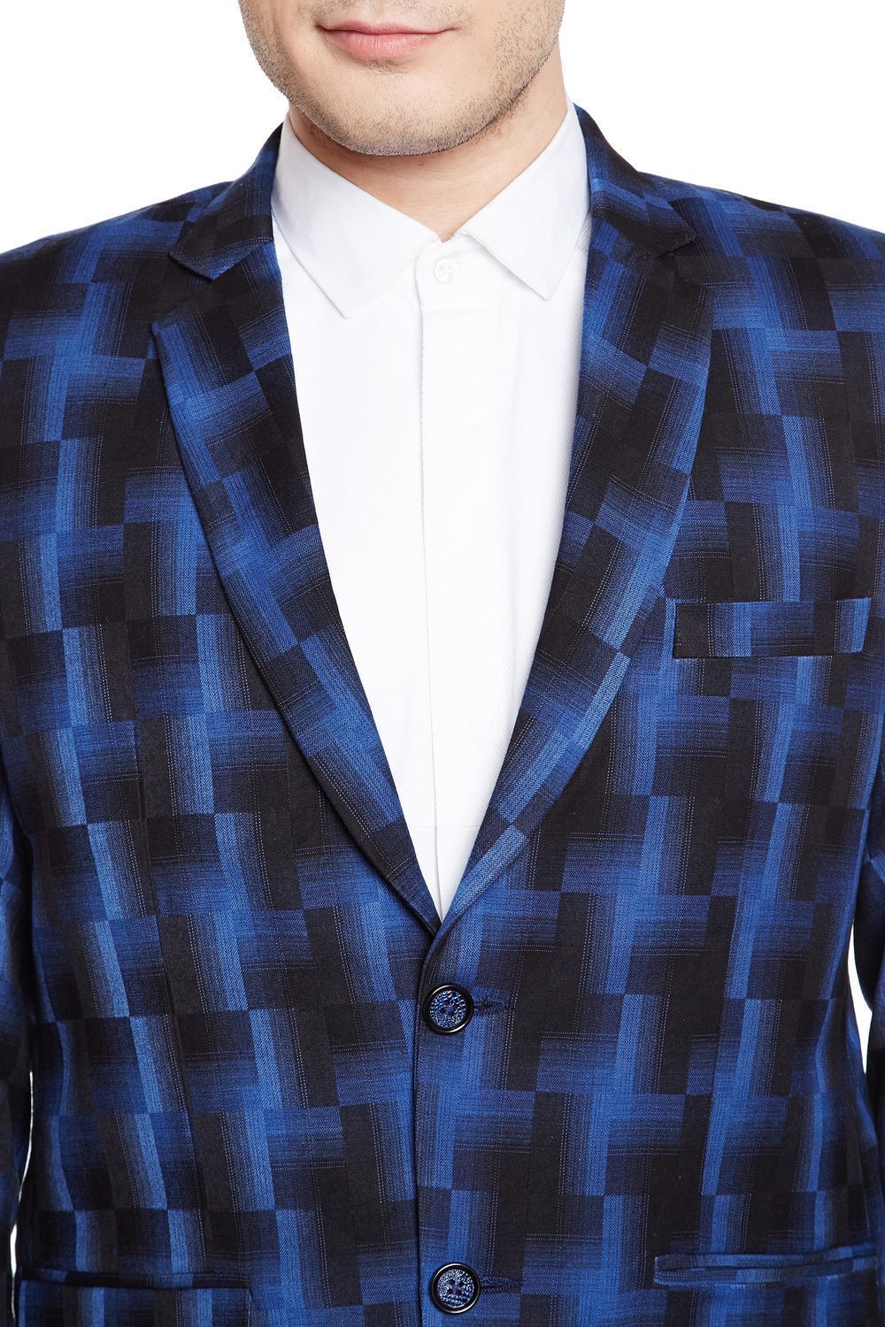 Imported Rayon Blue Blazer