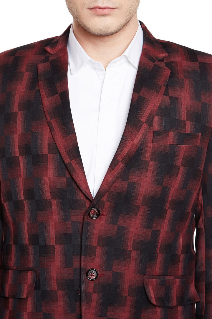 Imported Rayon Red Blazer