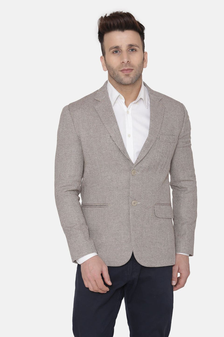 Tweed Beige Blazer