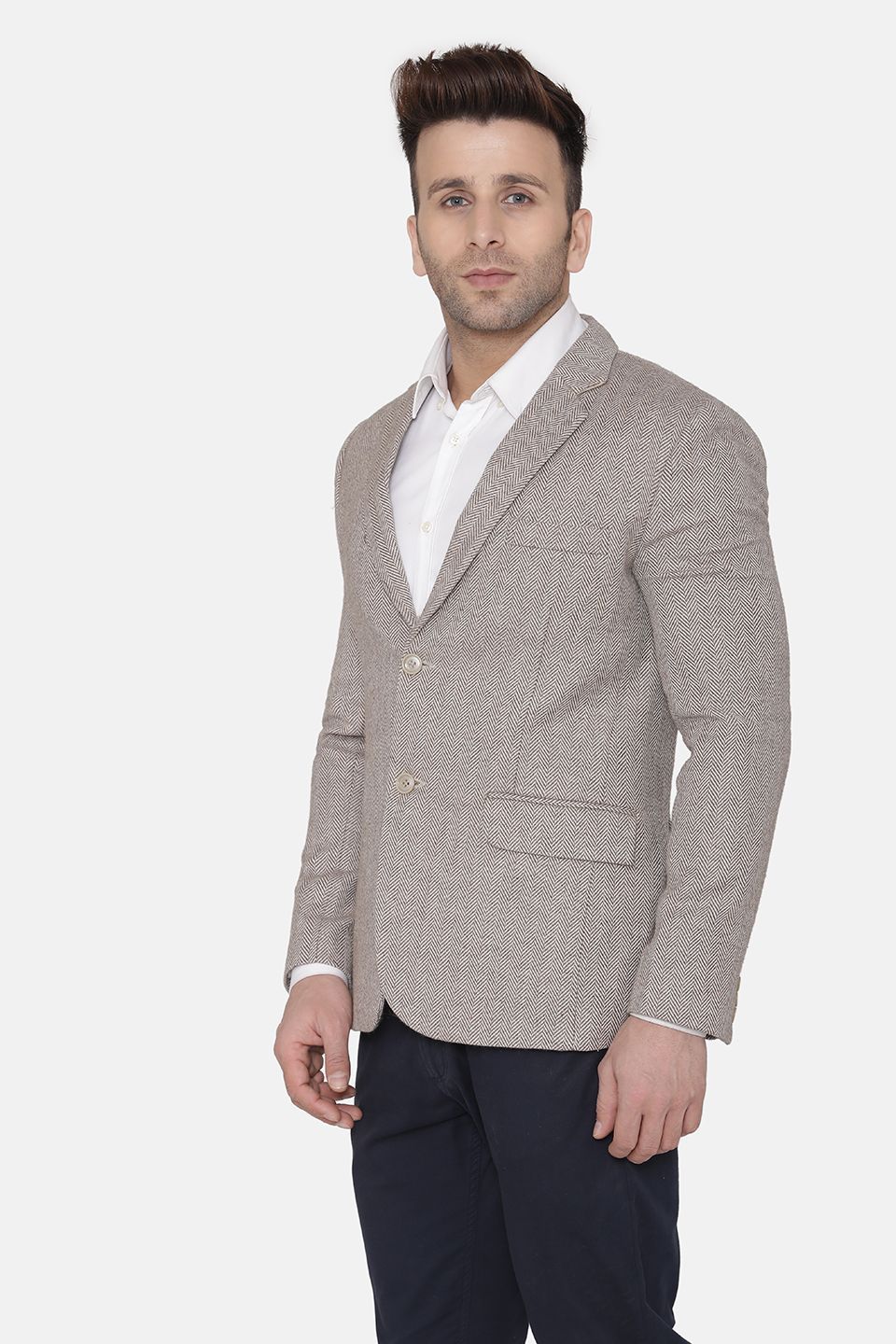 Tweed Beige Blazer