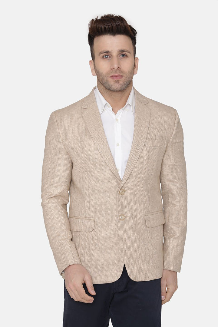 Tweed Beige Blazer