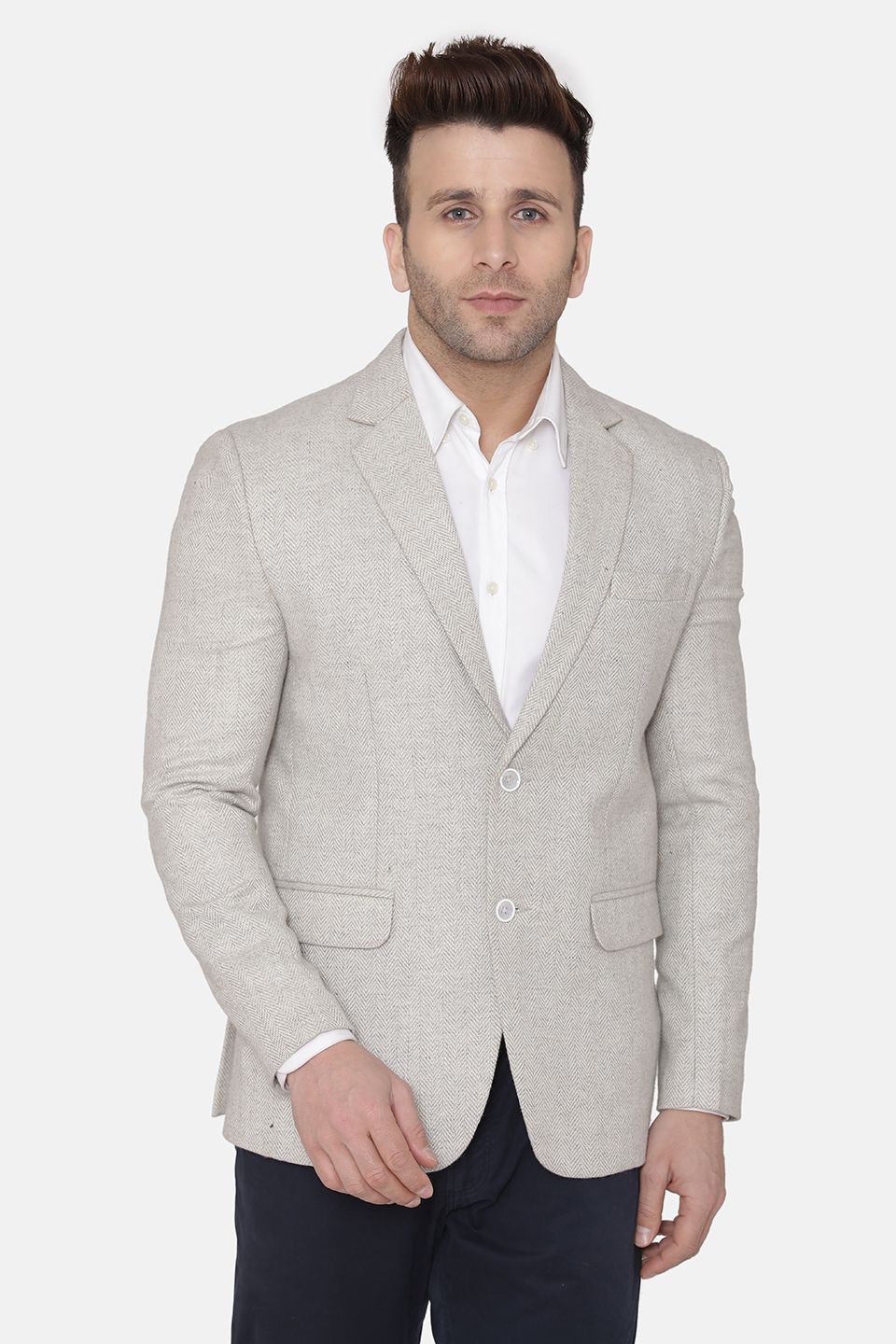 Tweed Silver Blazer