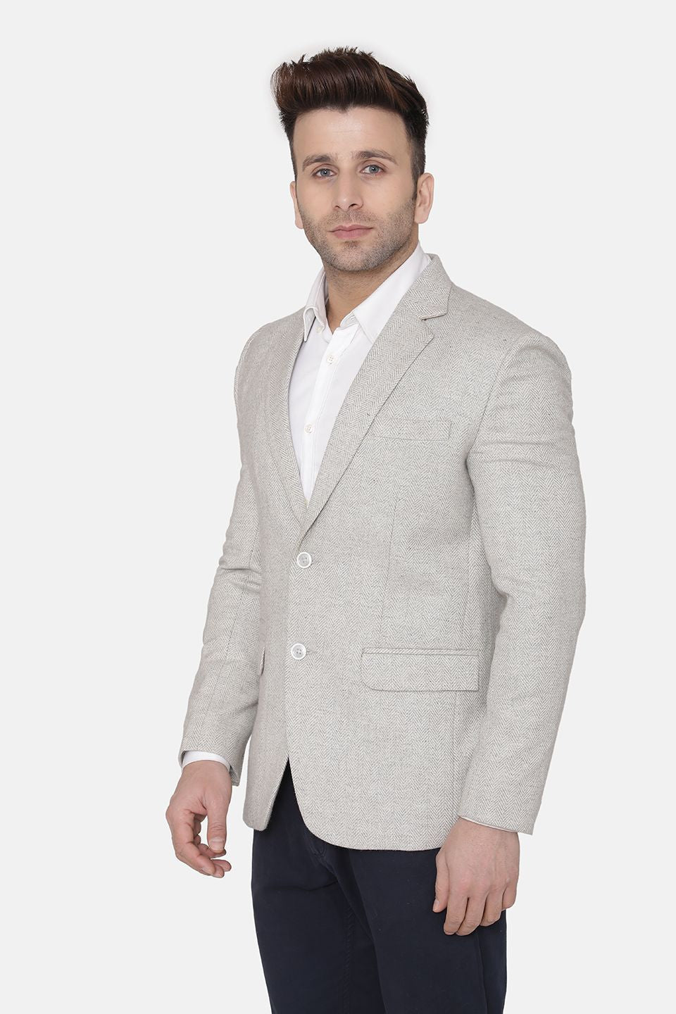 Tweed Silver Blazer