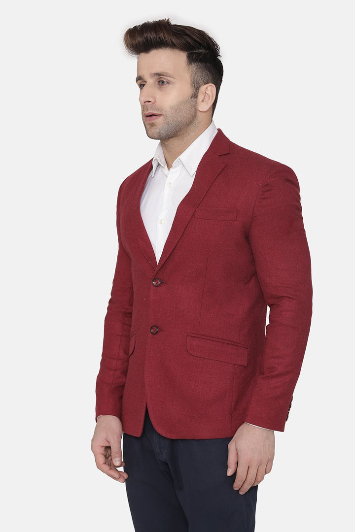 Wool Red Blazer