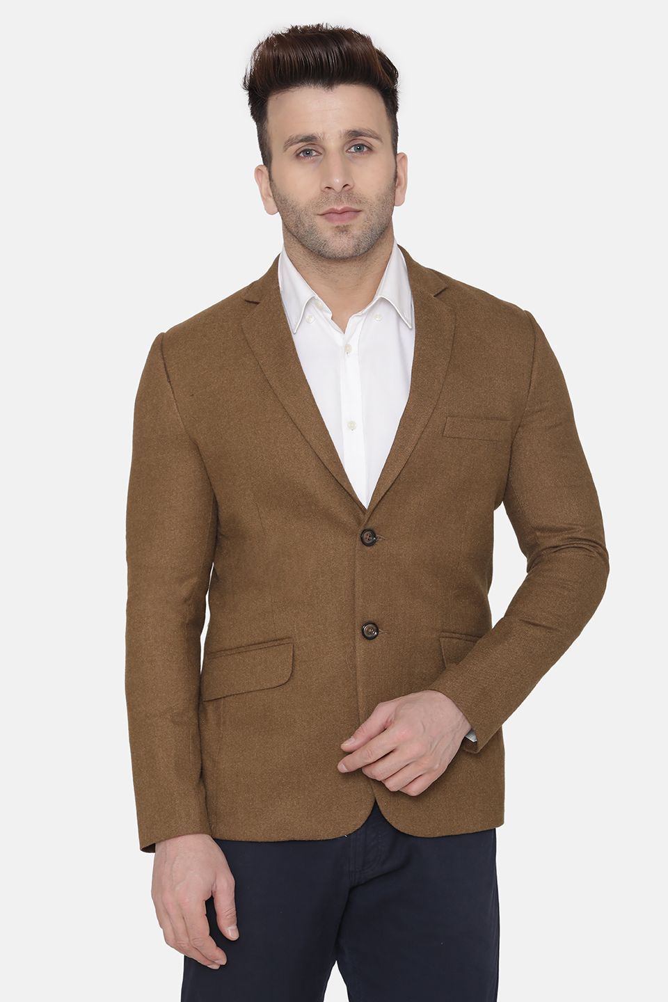 Wool Brown Blazer