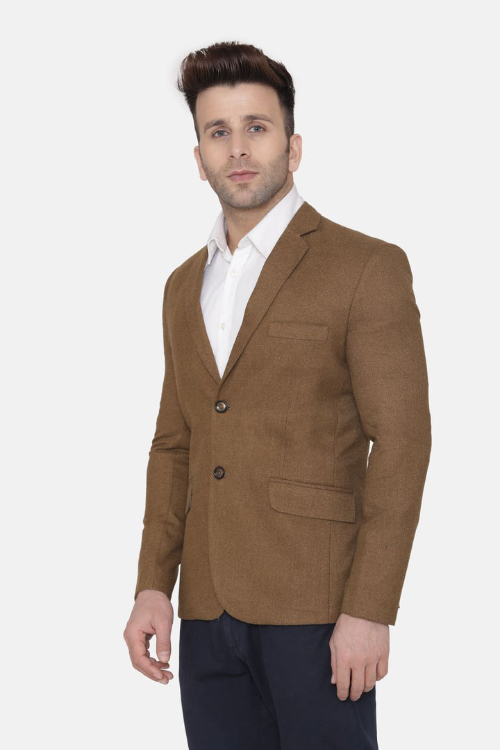 Wool Brown Blazer