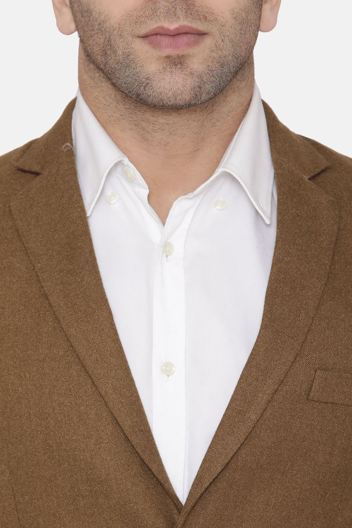 Wool Brown Blazer