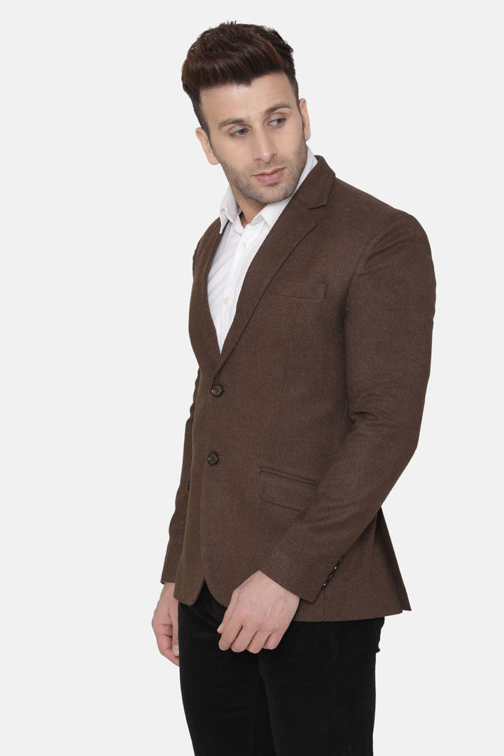 Wool Brown Blazer