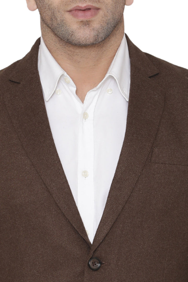 Wool Brown Blazer