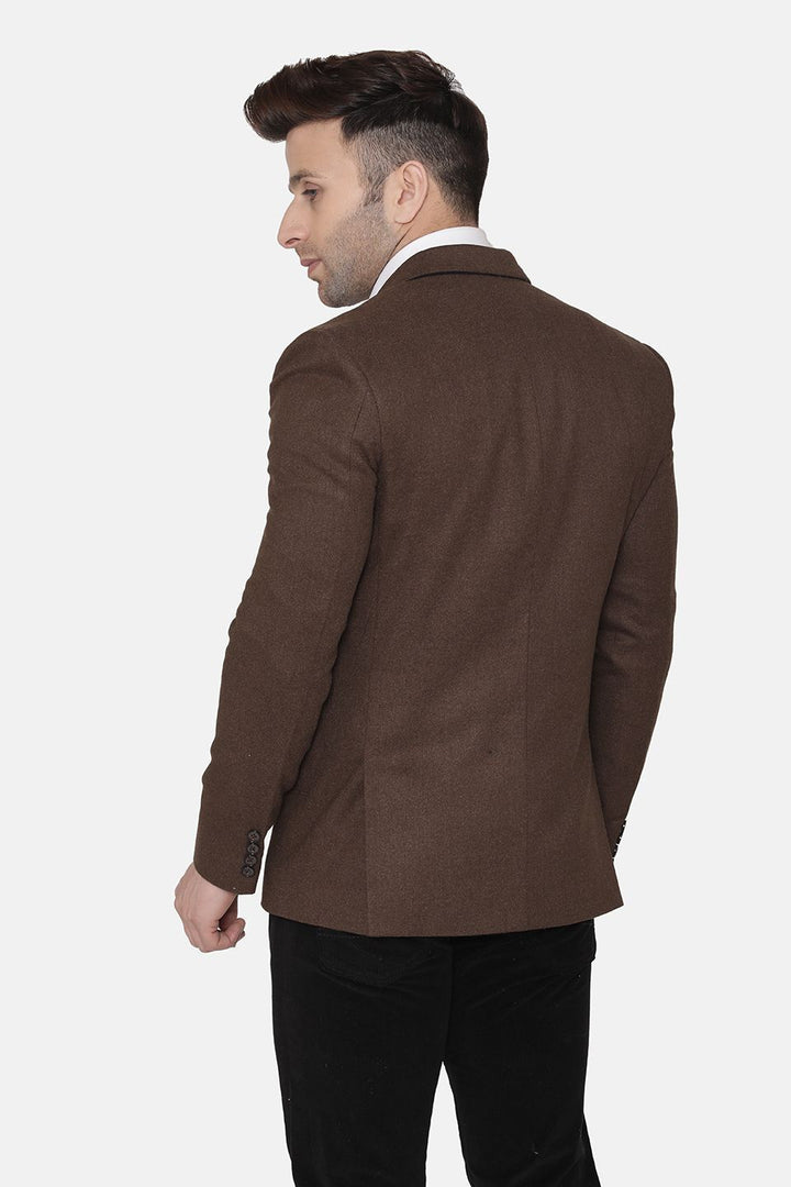 Wool Brown Blazer