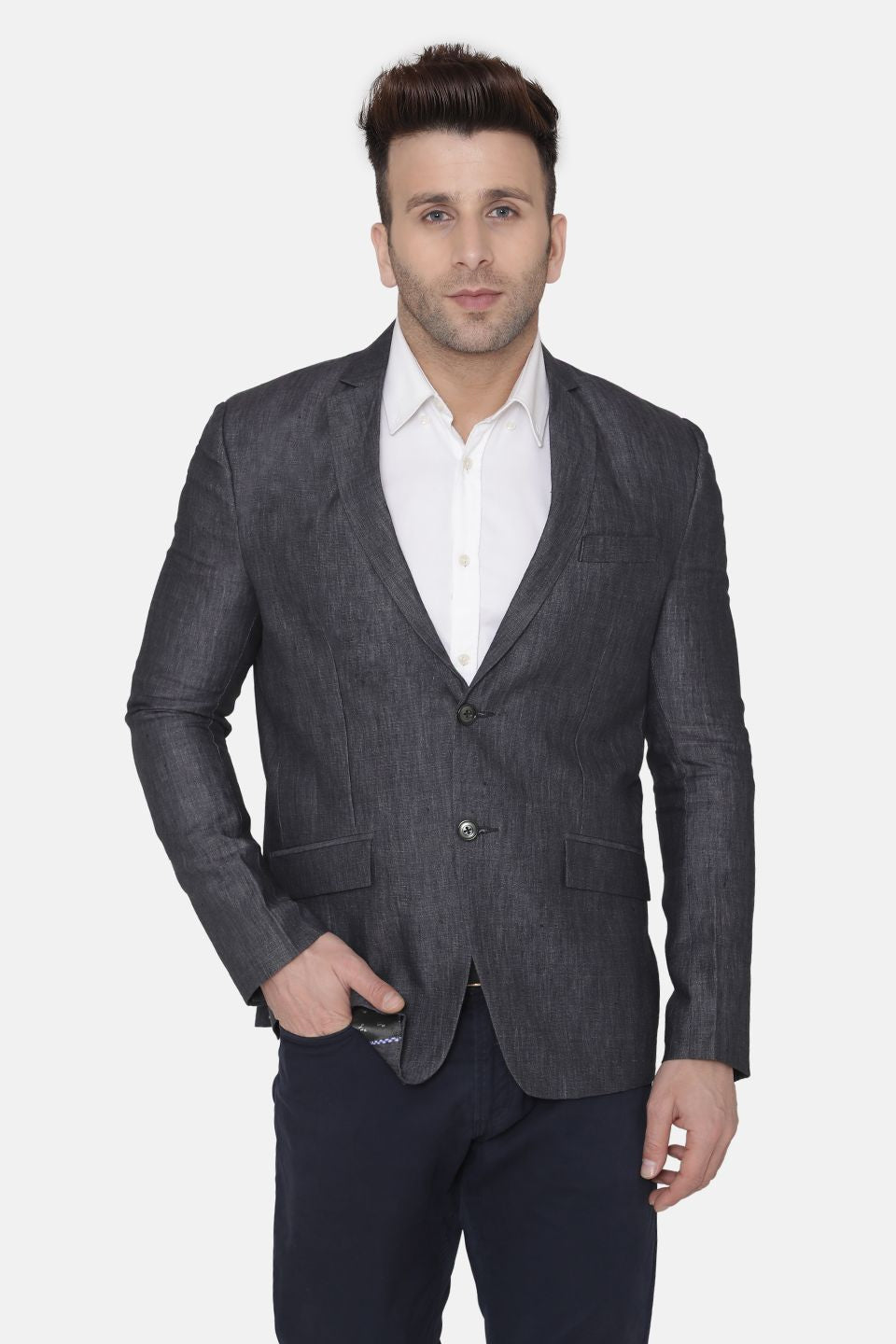 Linen Grey Blazer