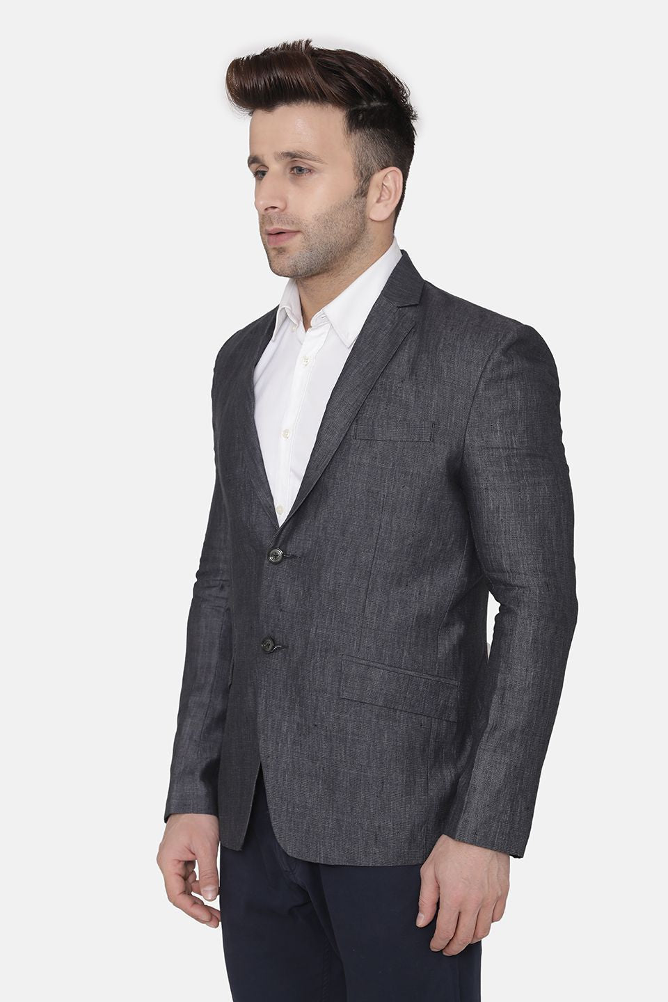 Linen Grey Blazer