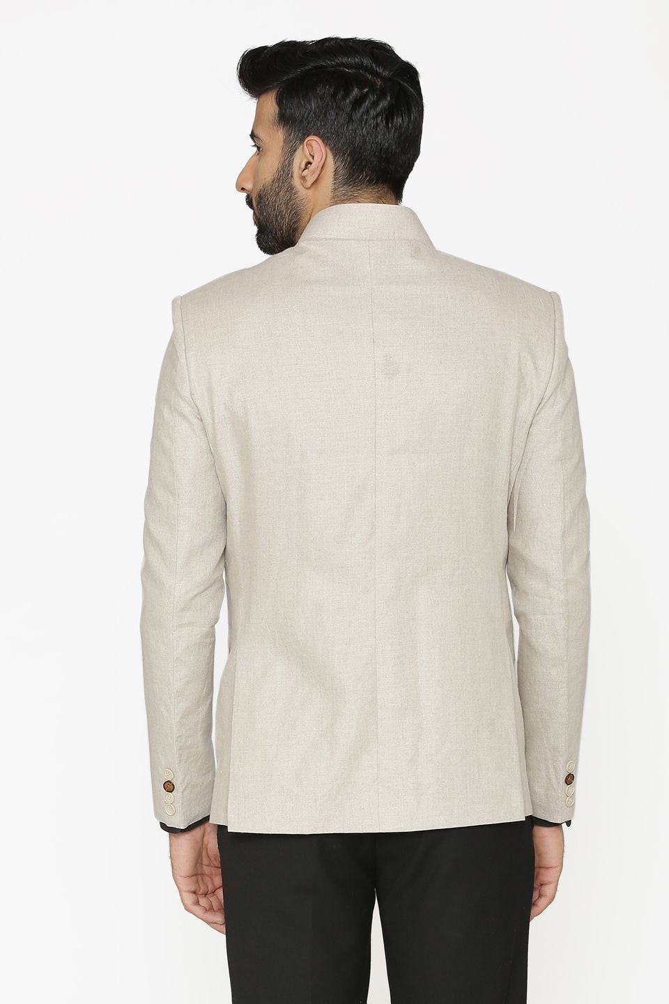 100% Linen White Blazer Coat Jacket