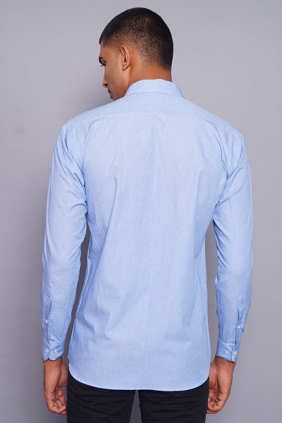 100% Premium Cotton Blue Shirt