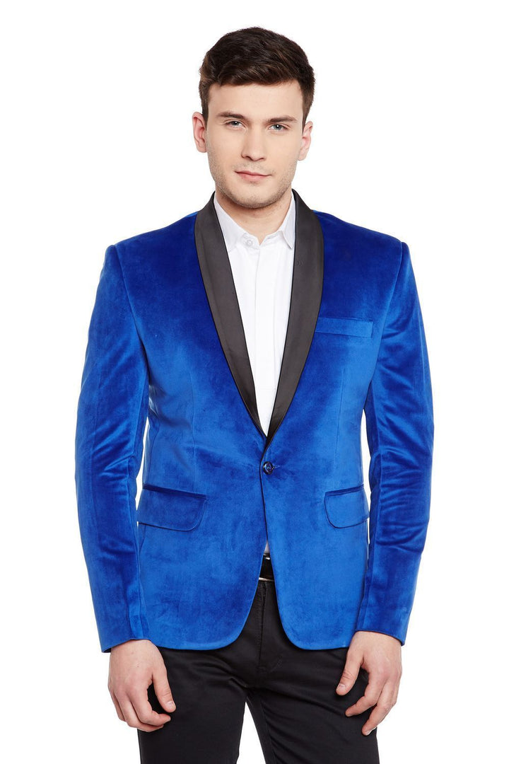 Dust Free Velvet Blue Tuxedo