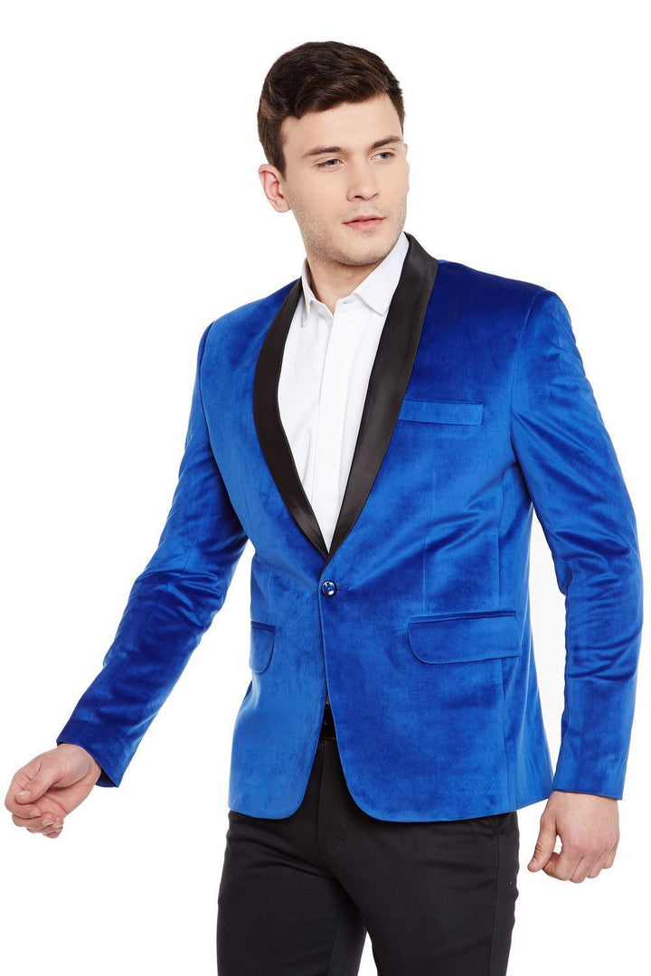 Dust Free Velvet Blue Tuxedo