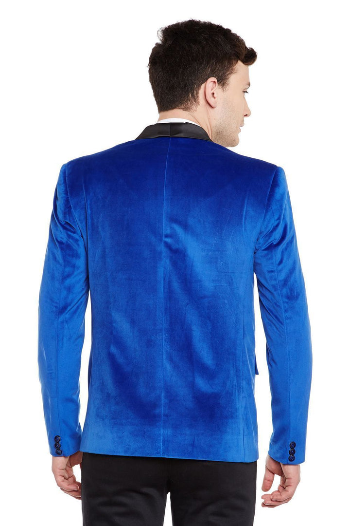 Dust Free Velvet Blue Tuxedo