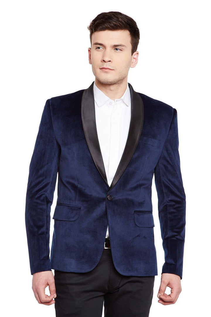 Dust Free Velvet Blue Tuxedo