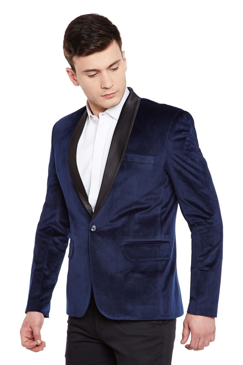 Dust Free Velvet Blue Tuxedo