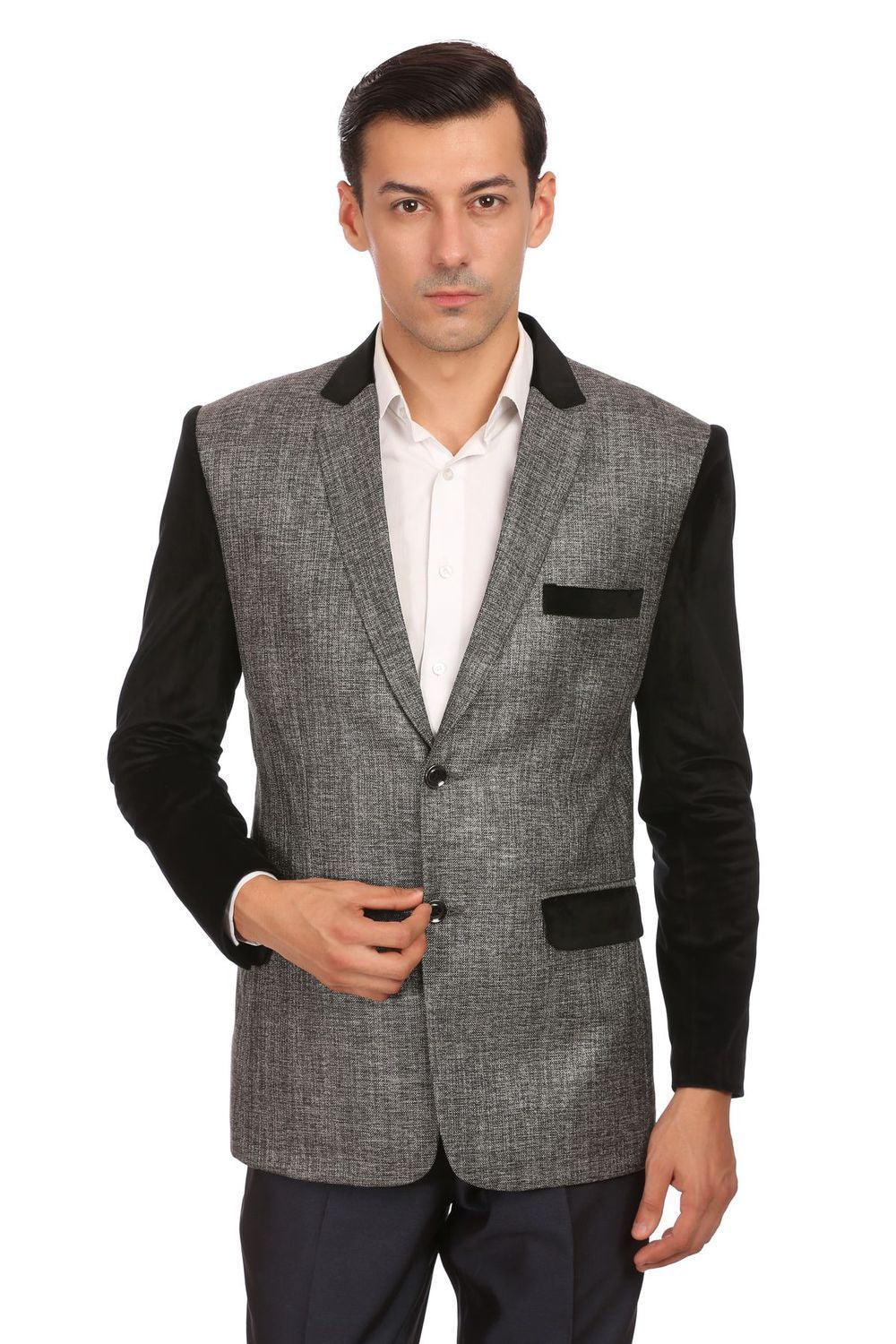 Rayon Grey Blazer